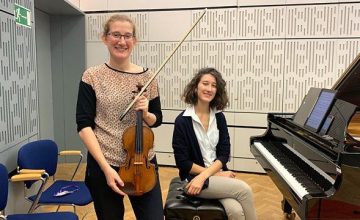 The Milstein Duo at BBC Radio 3 launching their new CD: Ravel Voyageur